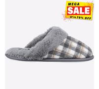 Fleet & Foster Neath Femmes Décontracté à Enfiler Confort Salon Pantoufles Gris