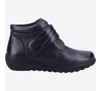 Fleet & Foster Shetland Mémoire Mousse Femmes Cuir Bottines Marine