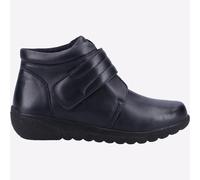 Fleet & Foster Bottines Shetland Cuir Mémoire Mousse Femmes Marine