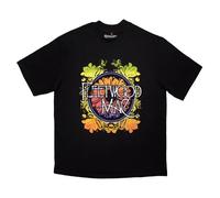 Fleetwood Mac Circle Floral Logo Limited Edition 999 Only Oversized Boxy T Shirt Size M