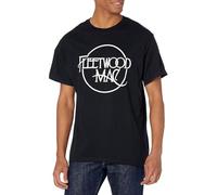 Fleetwood Mac Official Black Logo T-Shirt(X-Large)