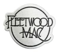 Fleetwood Mac - Patch à repasser CLASSIC (Taille unique) (Blanc/Noir)