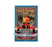 Fleetwood Mac - Poster sur toile vintage de musique - Décoration murale pour salon, chambre à coucher - Sans cadre - 50 x 75 cm