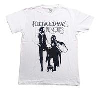 Fleetwood Mac T Shirt Rumours Band Logo Nouveau Officiel Unisex Blanc Size XXXXL
