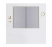 Flei Rideau d'occultation 80x150cm, Rideau D’Isolation Thermique Magnétique, Fermeture Automatique Adsorption magnétique Coupe Vent Isolation Phonique, pour Couloirs/Portes - Gris