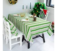 Flei Simple Nappe Rectangulaire 70x175cm, Impermeable, Nappes De Style Nordique Simple, Tissu Lavable Infroissable, pour Les Cuisine Salle à Manger