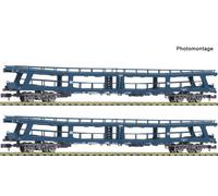 Fleischmann 6260066 N 2 pièces Set: Chariot de transport de voiture de train de voyageurs, DB