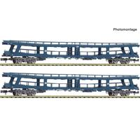 Fleischmann 6260066 N 2 pièces Set: Chariot de transport de voiture de train de voyageurs, DB