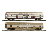Fleischmann 6260074 N Lot de 2 1 : chariot double étage DBmue, DBmq le DR