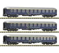 Fleischmann 6260078 N 3 pièces Set 1: Voiture de train rapide, Suisse Train Bleu 3 pièces