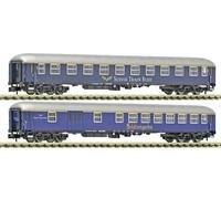 Fleischmann 6260083 N 2 pièces Set 2: Voiture de train rapide, Suisse Train Bleu 2 parties