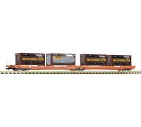 Fleischmann 6660052 N Chariot articulé double poche T3000e de Wascosa Spedition Bertschi