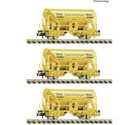 Fleischmann 6660172 N 3 pièces Ensemble : Chariot à toit pivotant « SKW Piesteritz »
