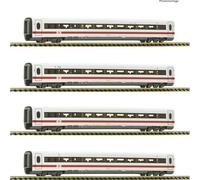 Fleischmann 7760004 Lot de 4 pièces N : chariot supplémentaire pour ICE 2 (BR 402) de la DB AG