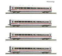 Fleischmann 7760013 N 4 pièces Ensemble: Voiture complémentaire à l'ICE 1 (BR 401) \ 30 ans d'ICE\ , DB AG Set de 4.