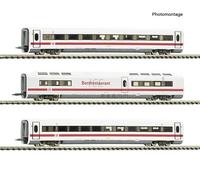 Fleischmann 7760014 N 3 pièces Ensemble: Voiture complémentaire à l'ICE 1 (BR 401) \ 30 ans d'ICE\ , DB AG Set en 3 parties