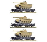 Fleischmann 845606 - Set De 3 Pièces: Wagons Plat Lourds, DRB Neuf OVP
