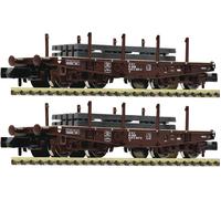 FLEISCHMANN 845609 Échelle N Set Due Wagons Marchandises Inserts Lourds Obb