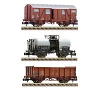 Fleischmann 880909 FS Set Trois Wagons Marchandises Italiane Échelle N 1/160