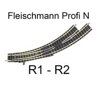 Fleischmann Aiguillage courbe 9174 – commande manuelle – Échelle N (1:160)