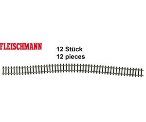 Fleischmann N 22201-S voie flexible rigide 730 mm (12 pièces) - NEUF +...