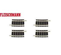 Fleischmann N 9128-S Voie courbe R2, 7,5° (4 pièces) - NEUF