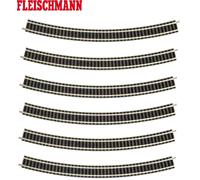 Fleischmann N 9130-S Voie courbe R3, 30° (6 pièces) - NEUF