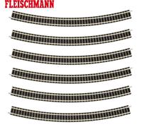 Fleischmann N 9135-S Voie courbe R4, 30° (6 pièces) - NEUF