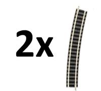 Rail Courbe Fleischmann 9136 (N) Voie Fleischmann Piccolo (avec Ballast) 1 pc(s)