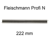 FLEISCHMANN Rail droit 222 mm voie Profi N - FLEISCHMANN 9100