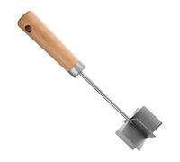 Fleischwolf - Edelstahl-mühle, Hackfleischzerkleinerer Mit Holzgriff | Fleischwolf Edelstahl Mit Wurstfüller Für Schweinefleisch Für Die Zubereitung Von Mahlzeiten, Bratwürsten Und Mehr