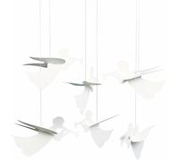 Flensted Angel Mobile en carton, blanc, 40 cm
