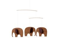Flensted Baby Elephants 3 Mobile en bois, couleur : marron, dimensions : 24 x 32 cm, 071TU