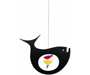 Flensted Expecting Fish Mobile en plastique Multicolore 20 x 25 cm