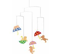 Flensted Hugging Bears Mobile, acier, multicolore, 60 x 47 cm