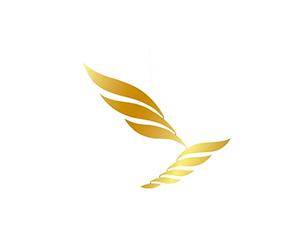 Flensted - Mobile décoratif métal alu doré golden Rhythm 72 x 70 cm