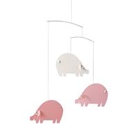 Flensted Mobiles 3 cochons contents roses