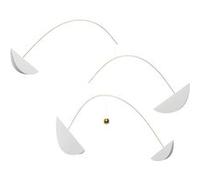 Flensted Life & Thread 205 cm, blanc et guld Mobile en film sérigraphié, couleur or, dimensions : 100 x 205 cm, 124BW