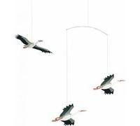 Flensted Mobiles Lucky Storks Orange G