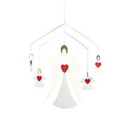 Flensted Mobiles - Mobile - Carillon éolien - Famille d'anges - 35 x 35 cm