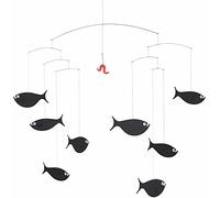 Flensted Mobiles Shoal of Fish Mobile en acier, multicolore, 45 x 60 cm