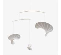 Flensted Mobiles Mobile Vagues 3 en acier blanc 60 x 60 cm