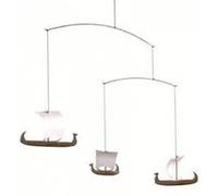 Flensted Mobiles Viking Ships 3 Mobile suspendu 15" teck