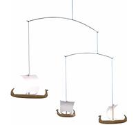 Flensted Mobiles Viking Ships 3 Mobile suspendu 15" teck