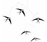 Flensted Mobiles Vol d'hirondelles 5 Noir G