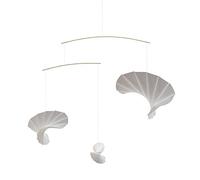 Flensted Mobiles Wave 3 Mobile en Acier Blanc 60 x 60 cm