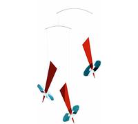 Flensted Reflections Mobile en plastique rouge 60 x 35 cm 142r