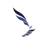 Flensted Rhythm Blue Mobile en aluminium de couleur bleue Dimensions : 70 x 72 cm 037ab