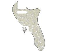 FLEOR 12 trous de vis TL Thinline Pickguard Re-Issue Style plaque à gratter s'adapte à l'original TL TE Thinline 69 RI USA, 4 plis Age Pearl