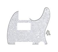 FLEOR 8 trous Humbucking TL Pickguard pour guitare de Style moderne TL TE Standard américain/mexicain Fender, vis de montage incluses, perle blanche 4 plis